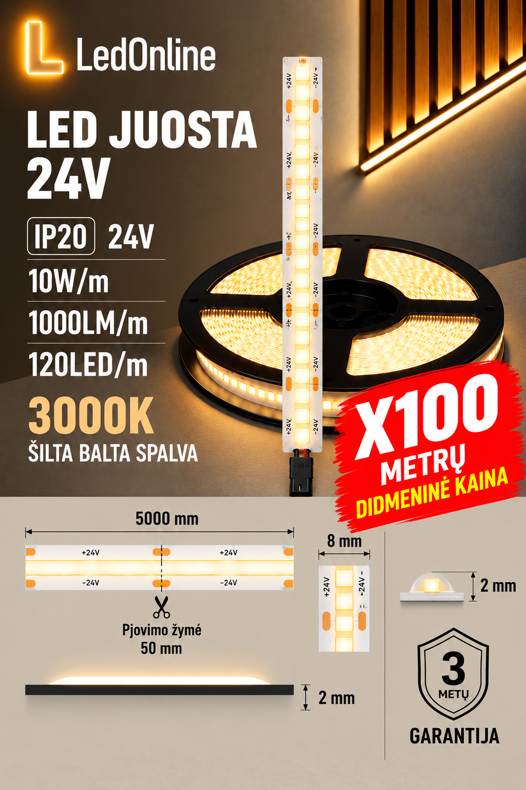 file_00000000c43881f489b83d450f2a33e2 LED juosta 24V 10W/m 120 LED/m 3000K IP20 – didmeninė kaina perkant 100 metrų, urminė LED juostų prekyba, LedOnline.lt
